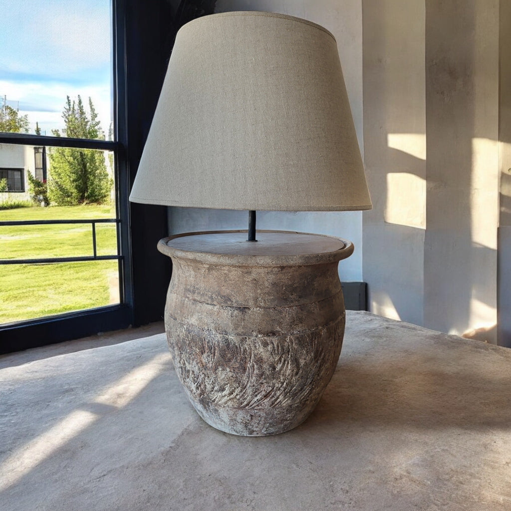 Terracotta no.RRL42 - ceramic table lamp-2