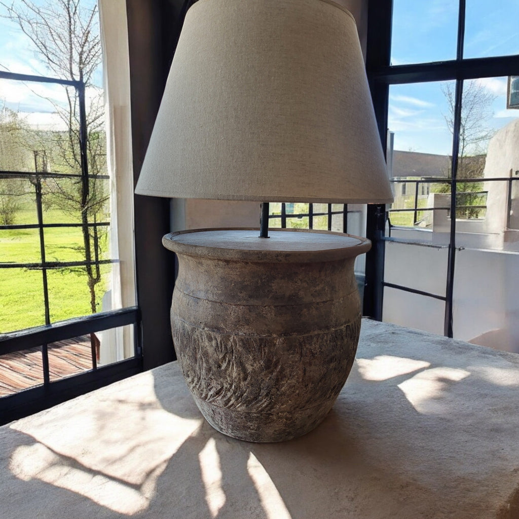 Terracotta no.RRL42 - ceramic table lamp-11