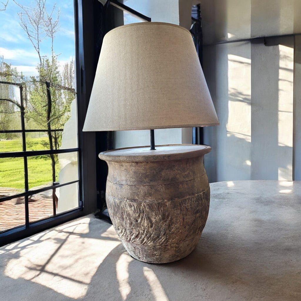 Terracotta no.RRL42 - ceramic table lamp-5